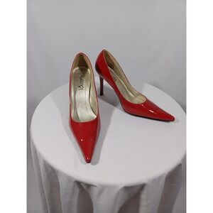 Rouge Shoes Womens Size 8 Red Patent Pointed Toe Stiletto High Heel Pumps Dress